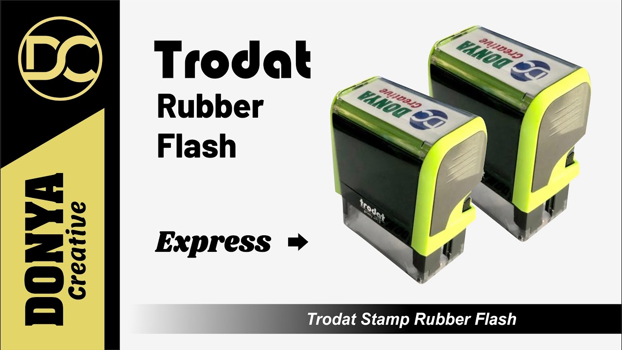 CARA MEMBUAT STEMPEL TRODAT DENGAN KARET FLASH (BIKIN STEMPEL) SIAP CEPAT PRAKTIS DAN TAHAN LAMA