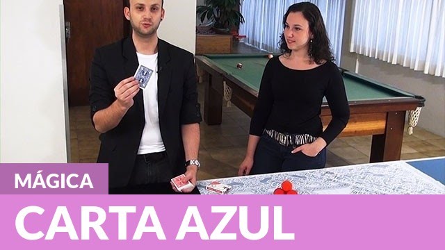 Como fazer a Mágica da Carta Azul