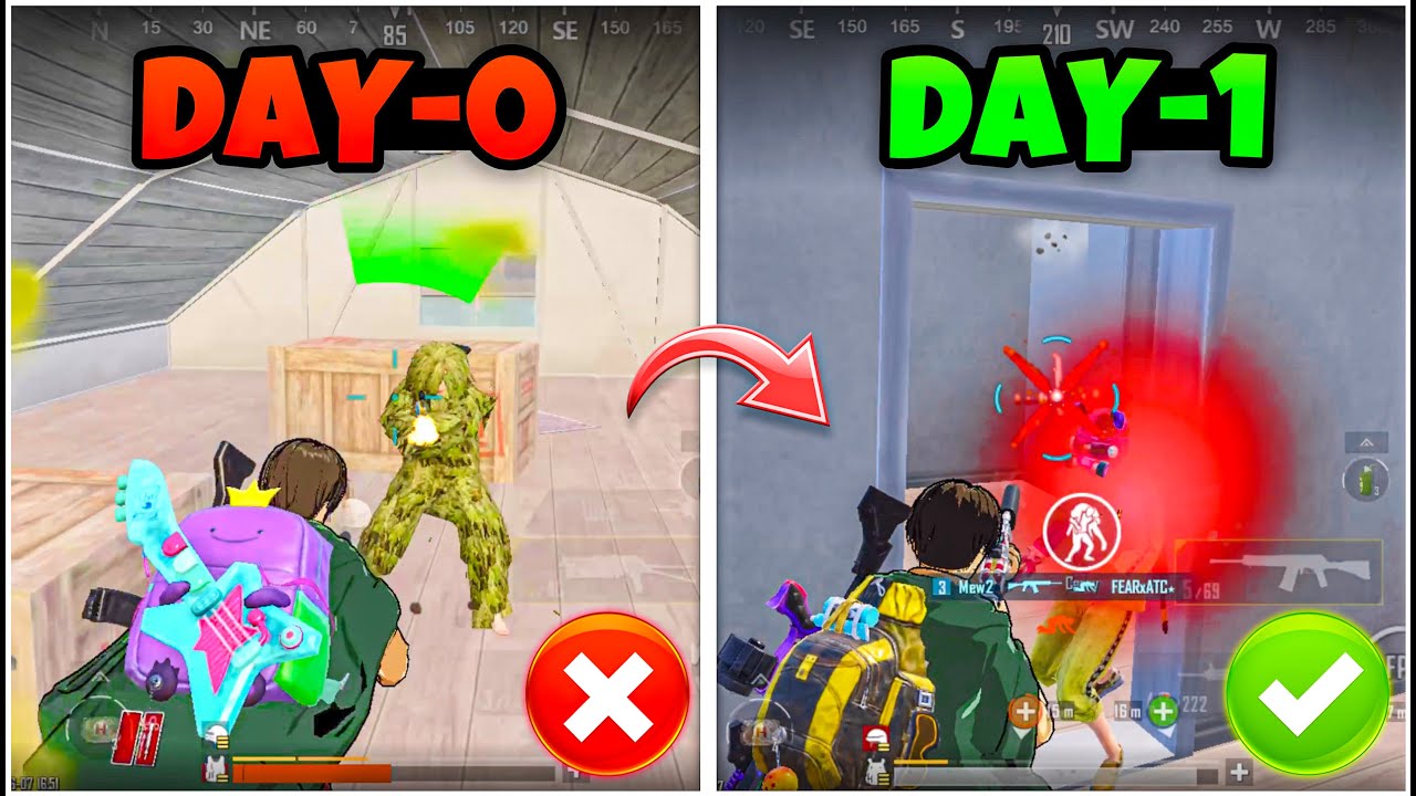 BECOME PRO IN JUST 1 DAY WITHOUT TRAINING! BGMI TIPS & TRICKS | Mew2.