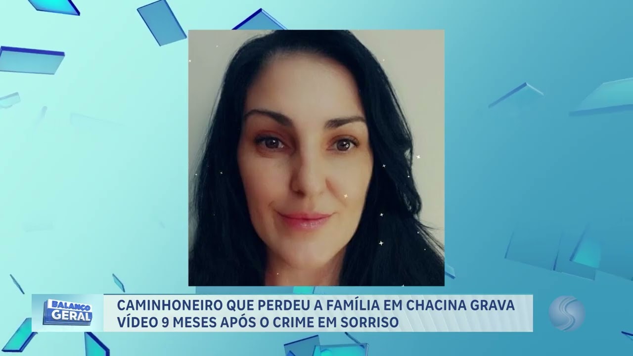28/08/24 Caminhoneiro que perdeu a família em chacina grava vídeo após 9 meses o crime em Sorriso