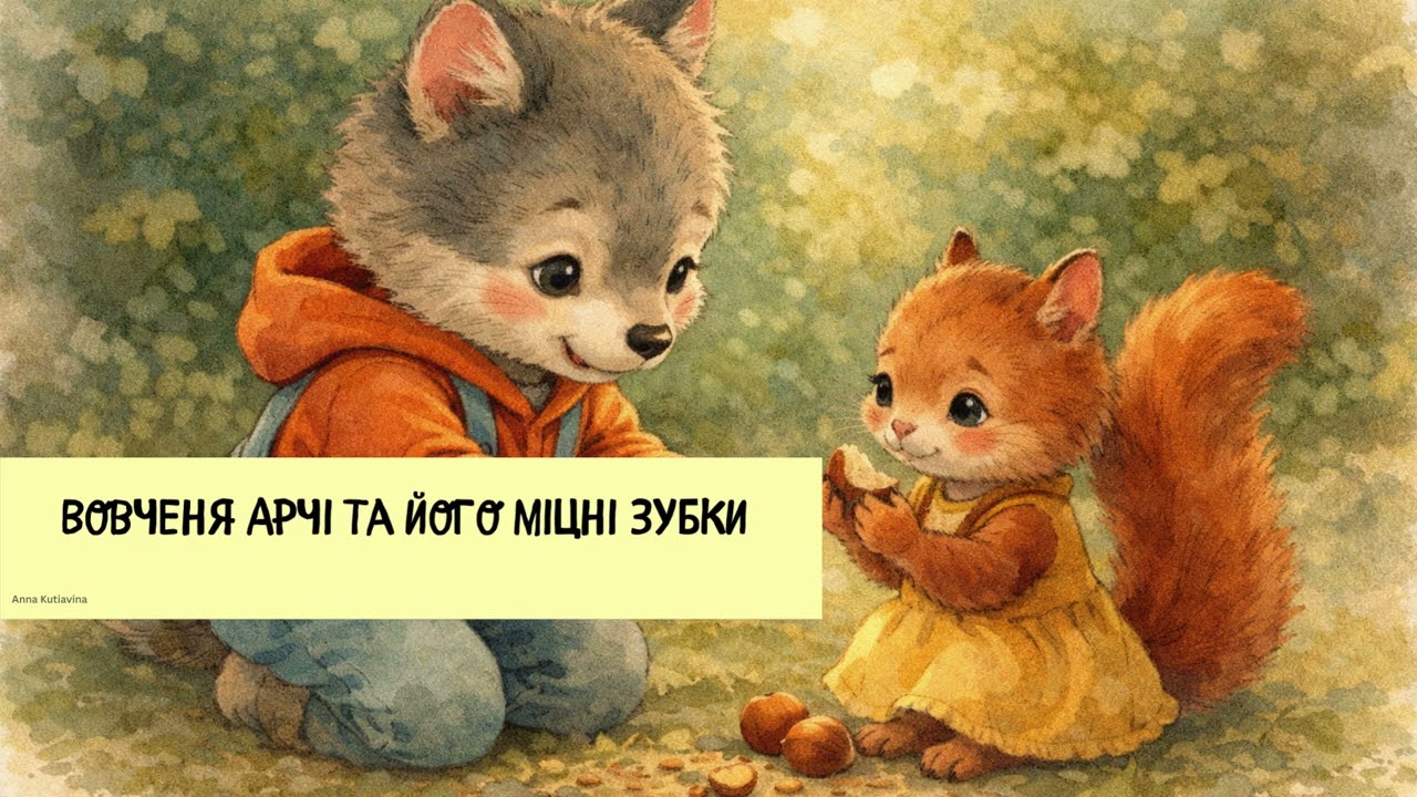 Вовченя Арчі та його міцні зубки