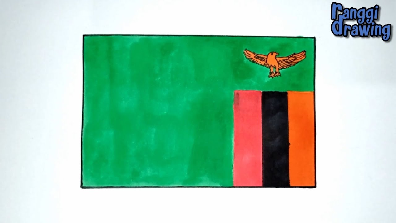 How to Draw The Flag of Zambia