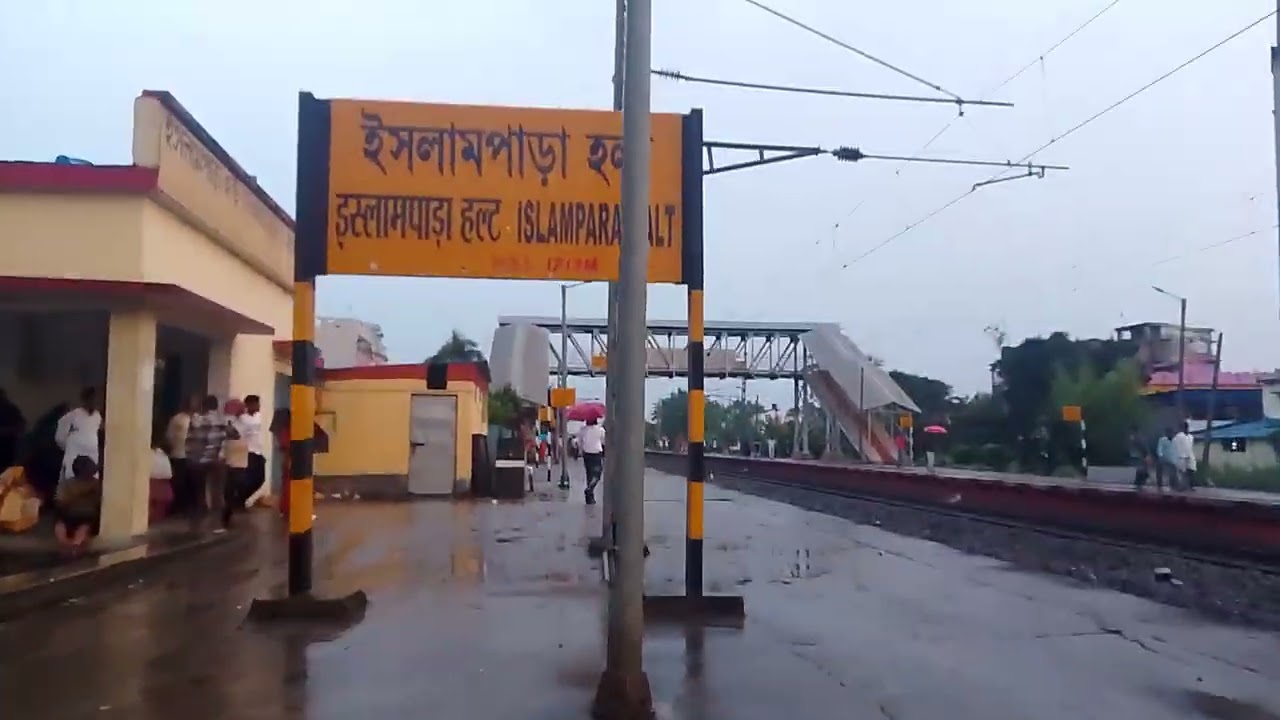 New Station at Howrah Katwa Main Line ll Ishlampara Halt #railway #newstation #howrahkatwa