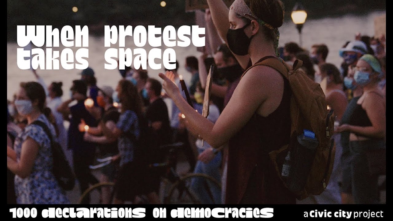 When protest takes space