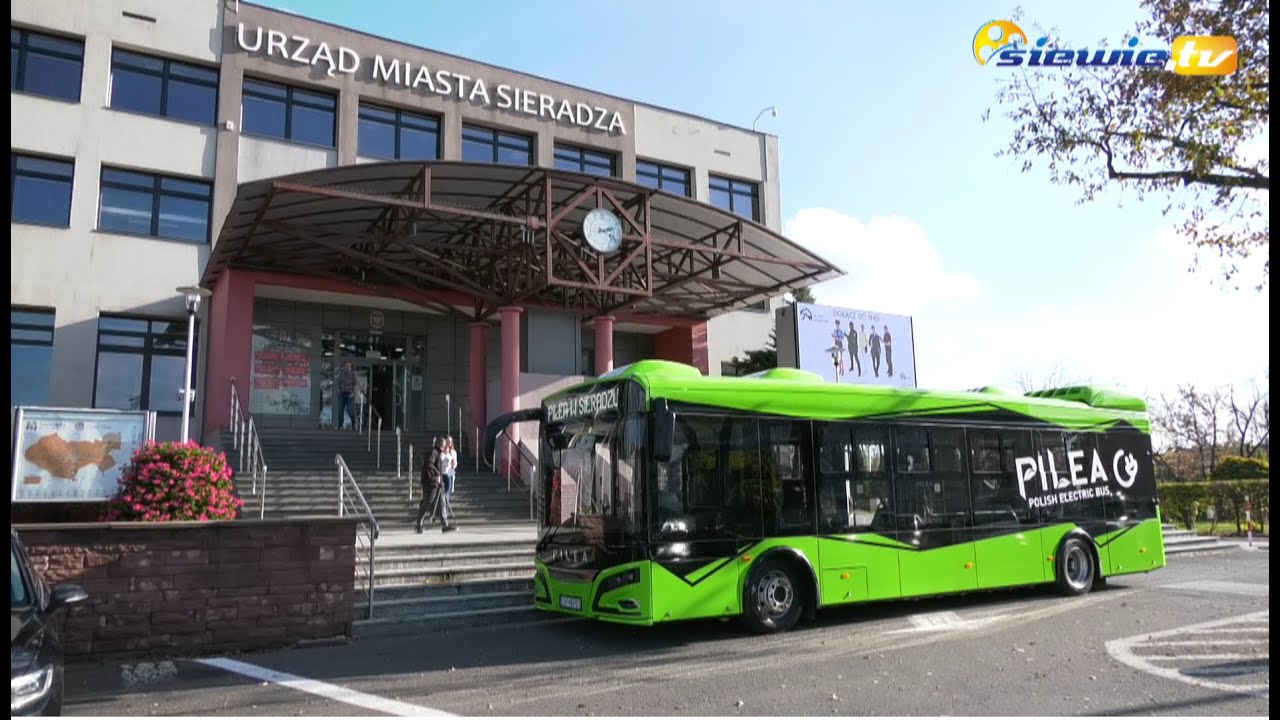 ZA PÓŁTORA ROKU PIERWSZE AUTOBUSY ELEKTRYCZNE BĘDĄ JEŹDZIĆ PO SIERADZU - siewie.tv