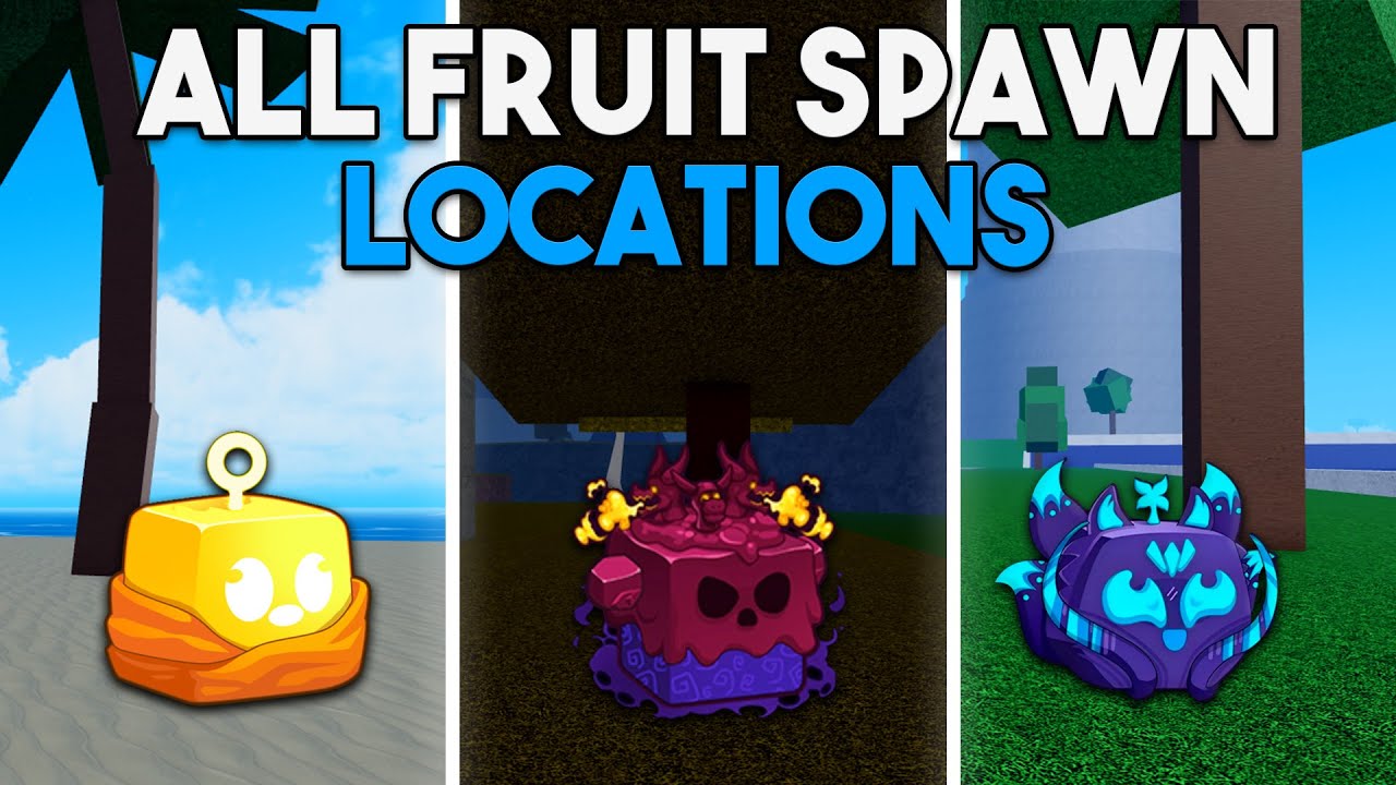 Все места появления дьявольских фруктов в Третьем море! &mdash; Blox Fruits