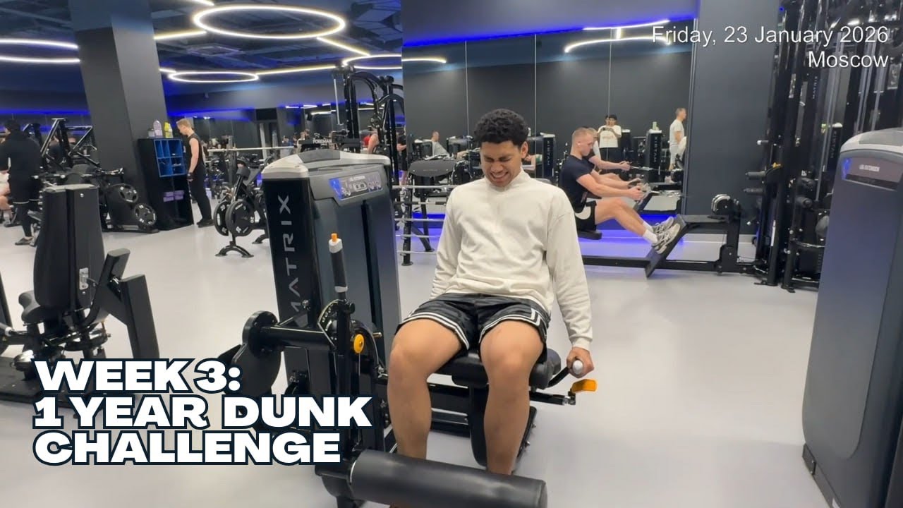 Playing pickup Basketball in a Russian School|5’10 Dunk in one year challenge: week 3