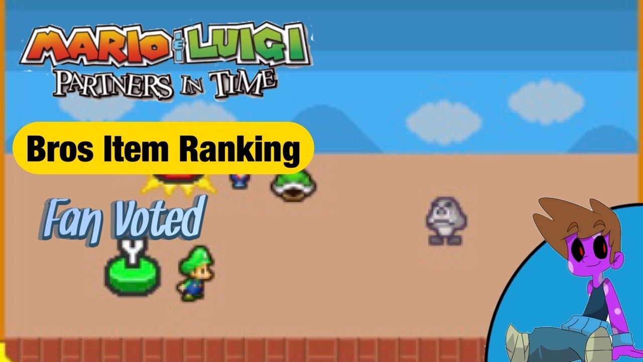 Fans ranked the Bros Items from Mario and Luigi Partners in Time