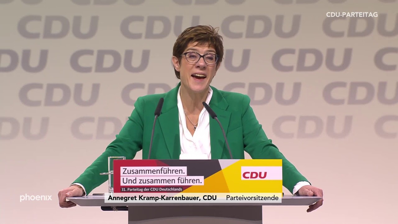 Annegret Kramp-Karrenbauer zu k&uuml;nftigem Grundsatzprogramm auf dem CDU-Parteitag am 08.12.18