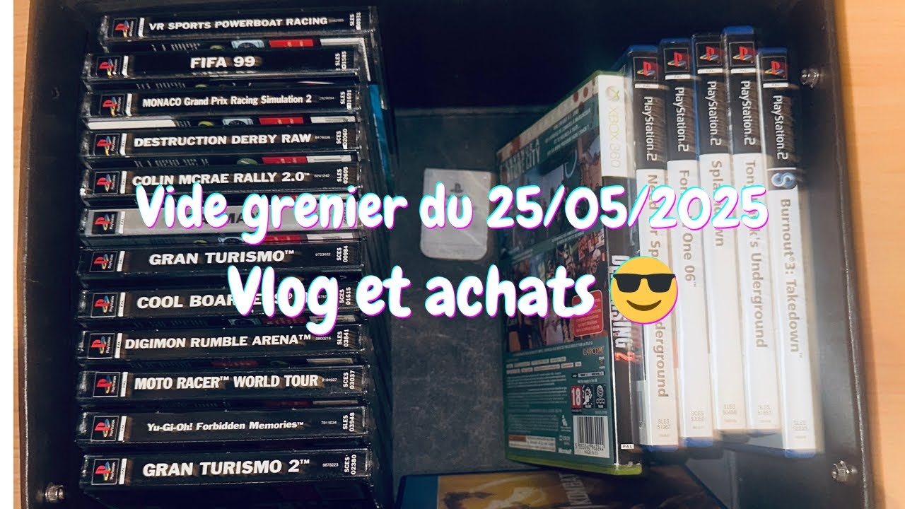 Vide-greniers en série : mes meilleures trouvailles du jour 🎮🕹️ (29/05/2025)