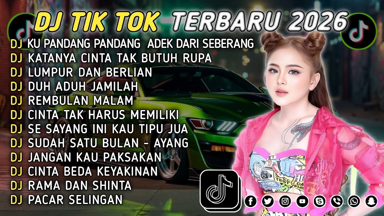 DJ TIKTOK TERBARU 2026 || DJ CINTA DARI SEBERANG 🎵 DJ KATANYA CINTA TAK BUTUH RUPA 🎵 FULL ALBUM❗❗