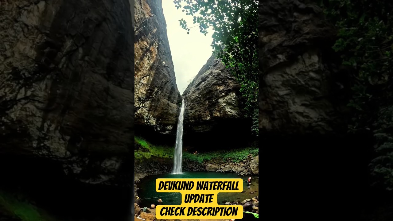 Devkund Waterfall,SecretPoint, andTamhini Ghat closed from June 17 to September 30 #waterfall #news