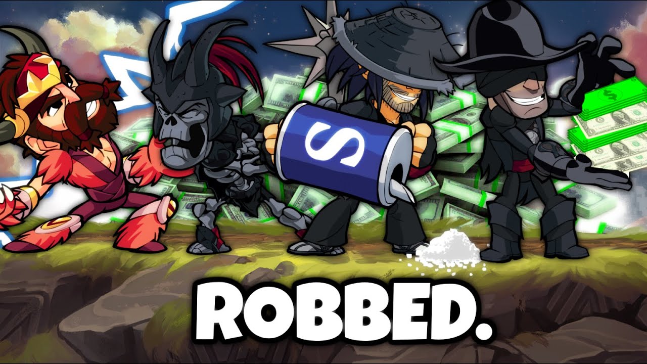 My whole Brawlhalla clan ROBBED a streamer