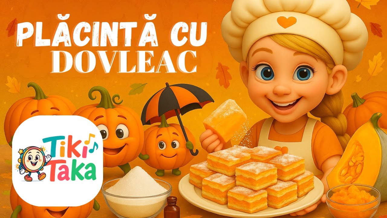 Plăcintă cu dovleac (Rețete muzicale cu MiGusta) - Tiki Taka Music For Kids | MiGusta Bucătărește