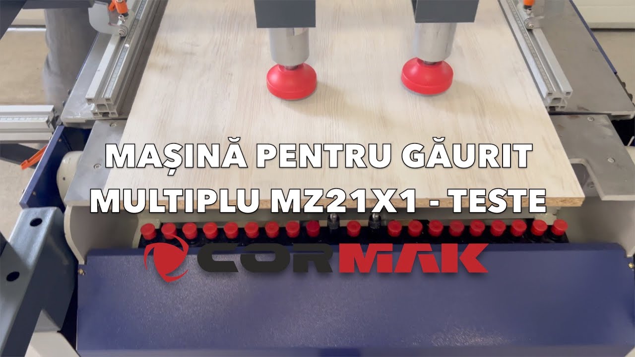 Teste masina pentru gaurit multiplu 🇵🇱 Cormak MZ21X1 🇵🇱