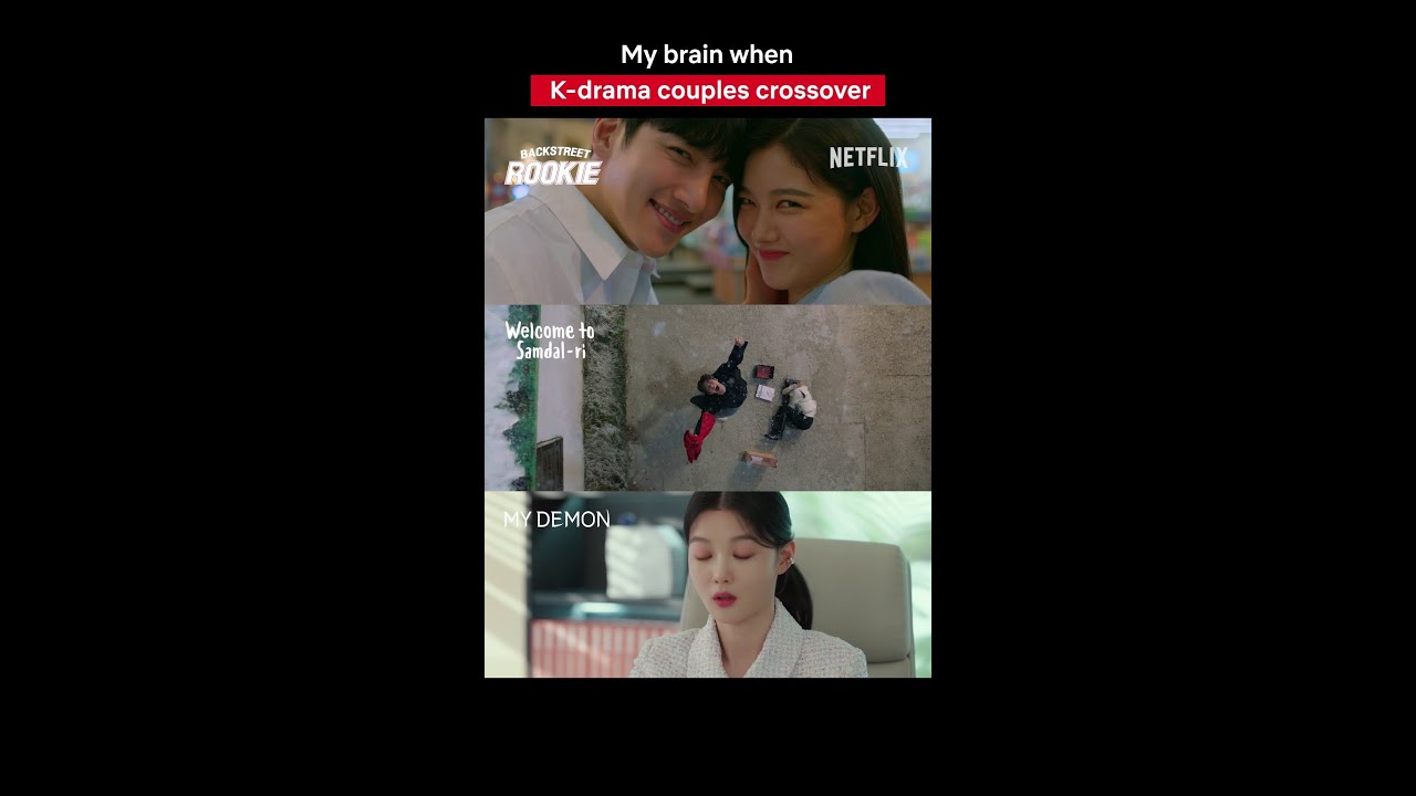 My brain when kdrama couples crossover #JiChangwook #지창욱 #KimYoujung #김유정 #Netflix