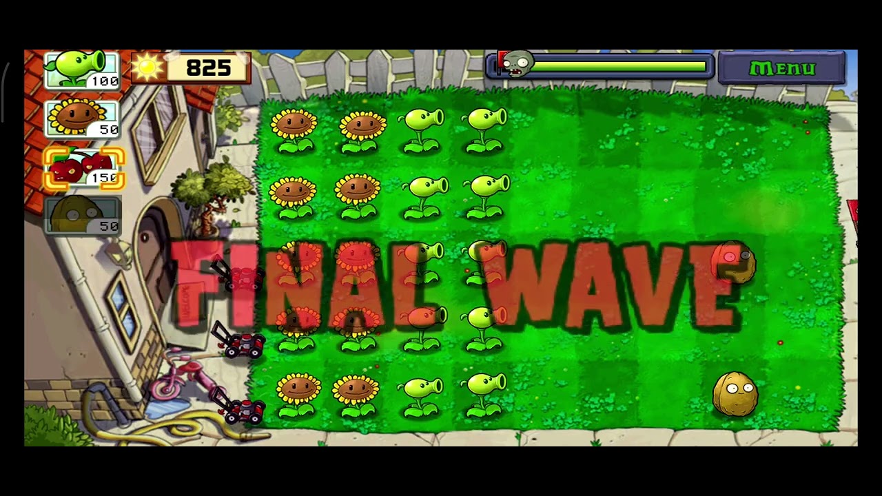 لعبه النباتات ضد الزومبي  من سلسله plants vs zombies FREE الحلقه الرابعه