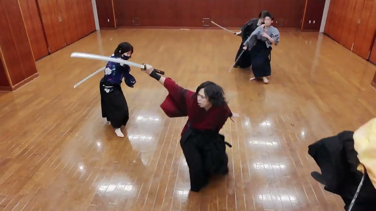 【殺陣116】5人の侍が入り乱れるバトルロイヤル！！激しい戦いをドローンで撮影！