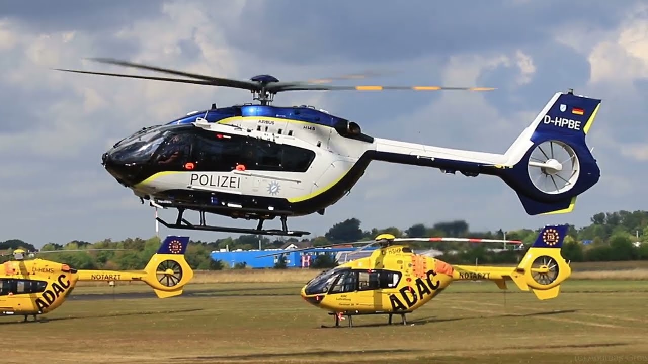 H145 D-HBPE of Bavarian Police: testflight after maintenance