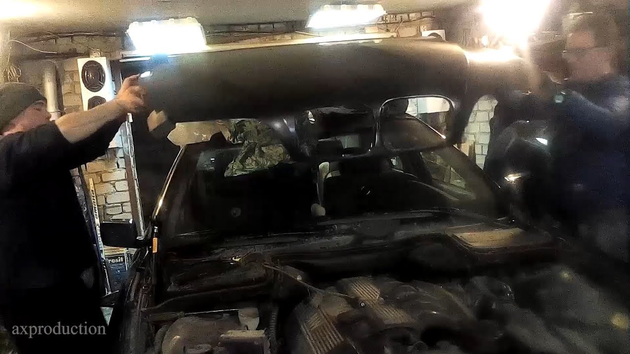 БМВ своими руками: установка нового капота и 