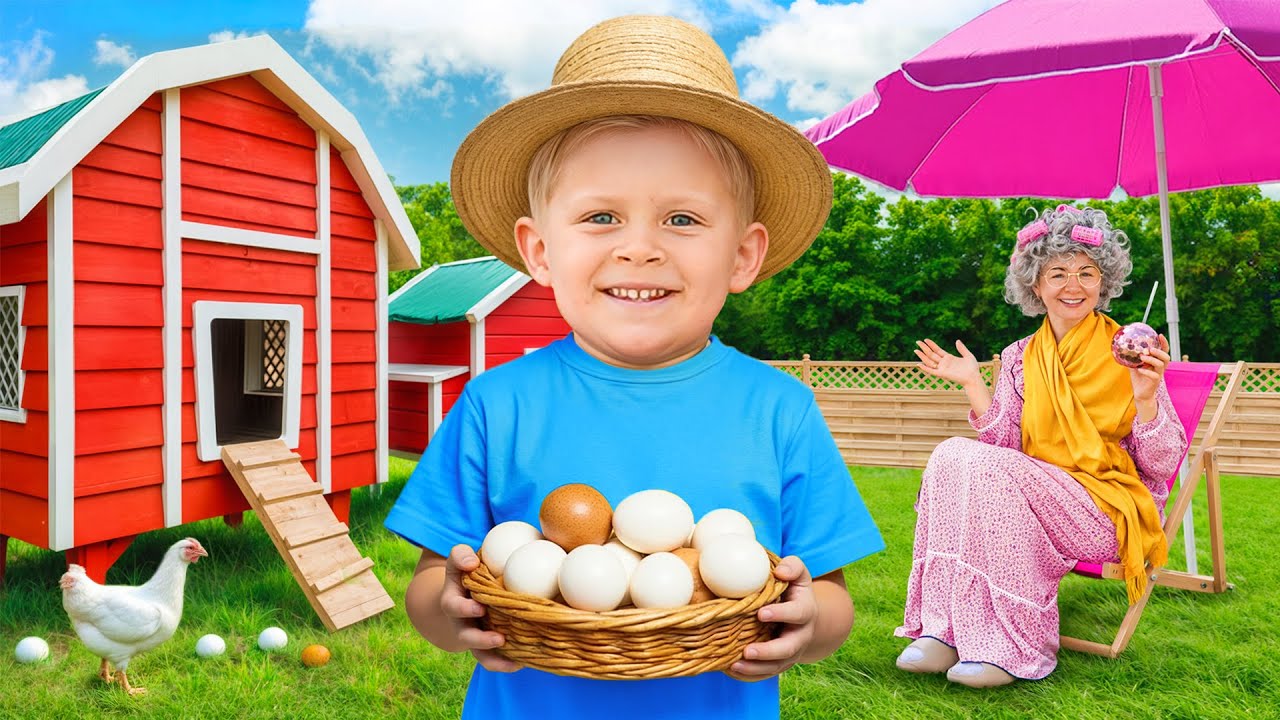 Дети помогают Бабушке