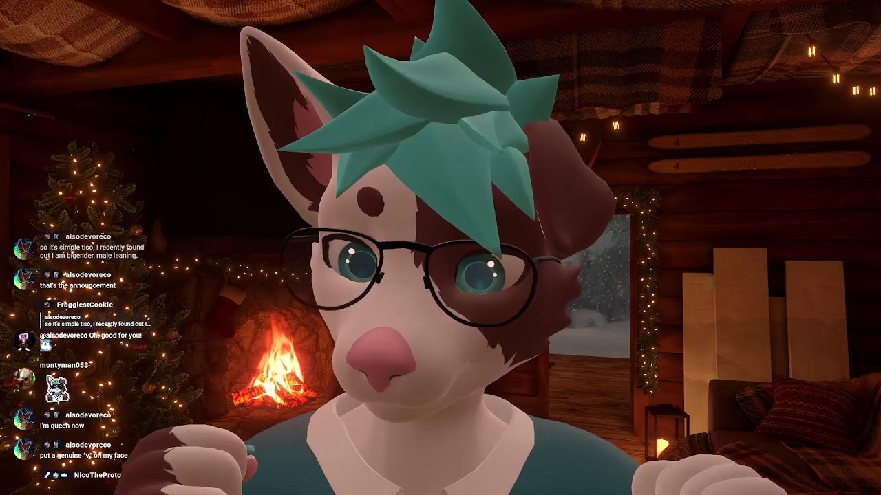 Furry ASMR strim for the holigays! ❄️🍷
