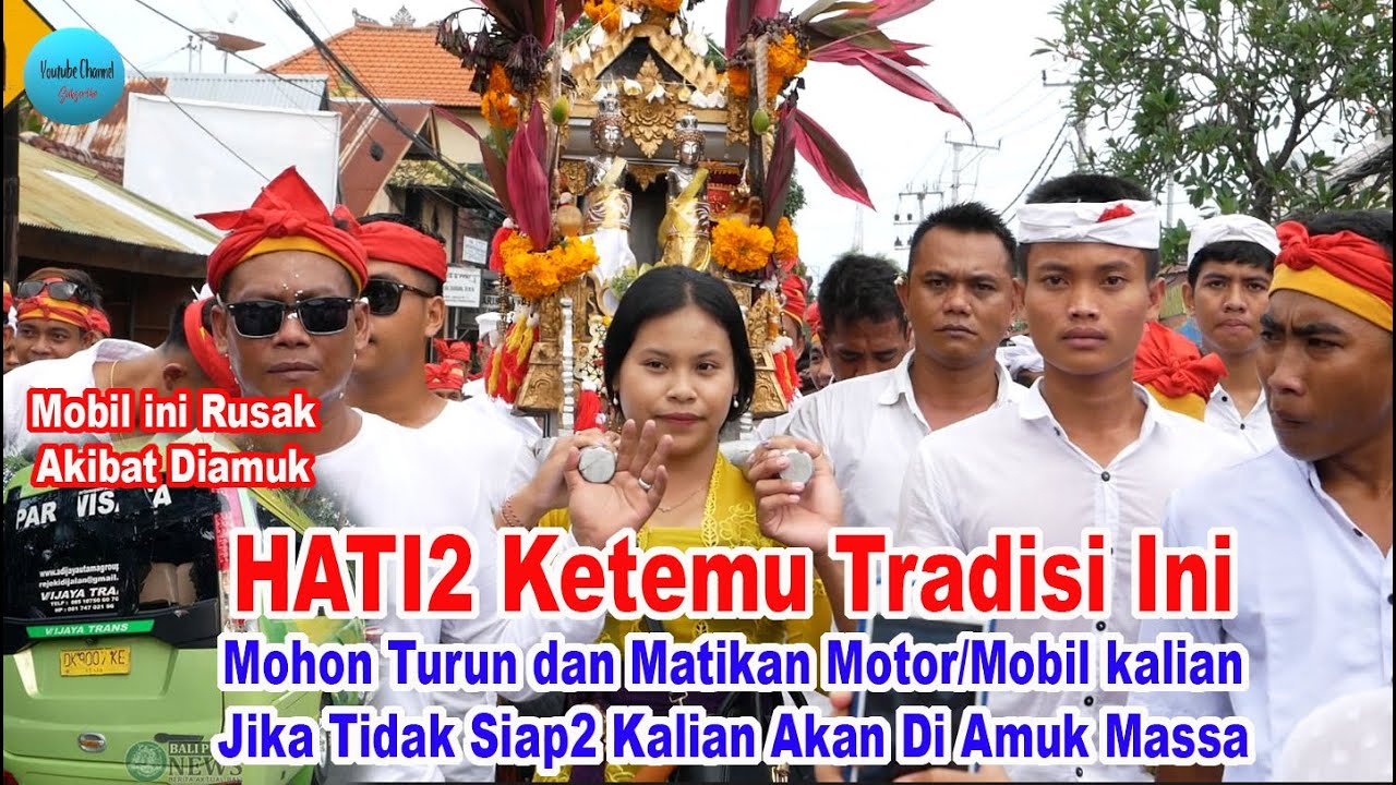 TRADISI INI PALING SAKRAL DI BALI - MELASTI KUBUTAMBAHAN