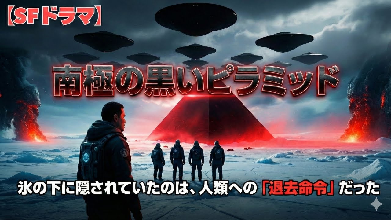 【SFドラマ】南極の黒いピラミッド：&mdash;人類の終焉を告げる、静かなる侵略。2032年、地球温暖化によって南極の氷床が崩壊し、その下から現れたのは、信じ難い漆黒の人工構造物。