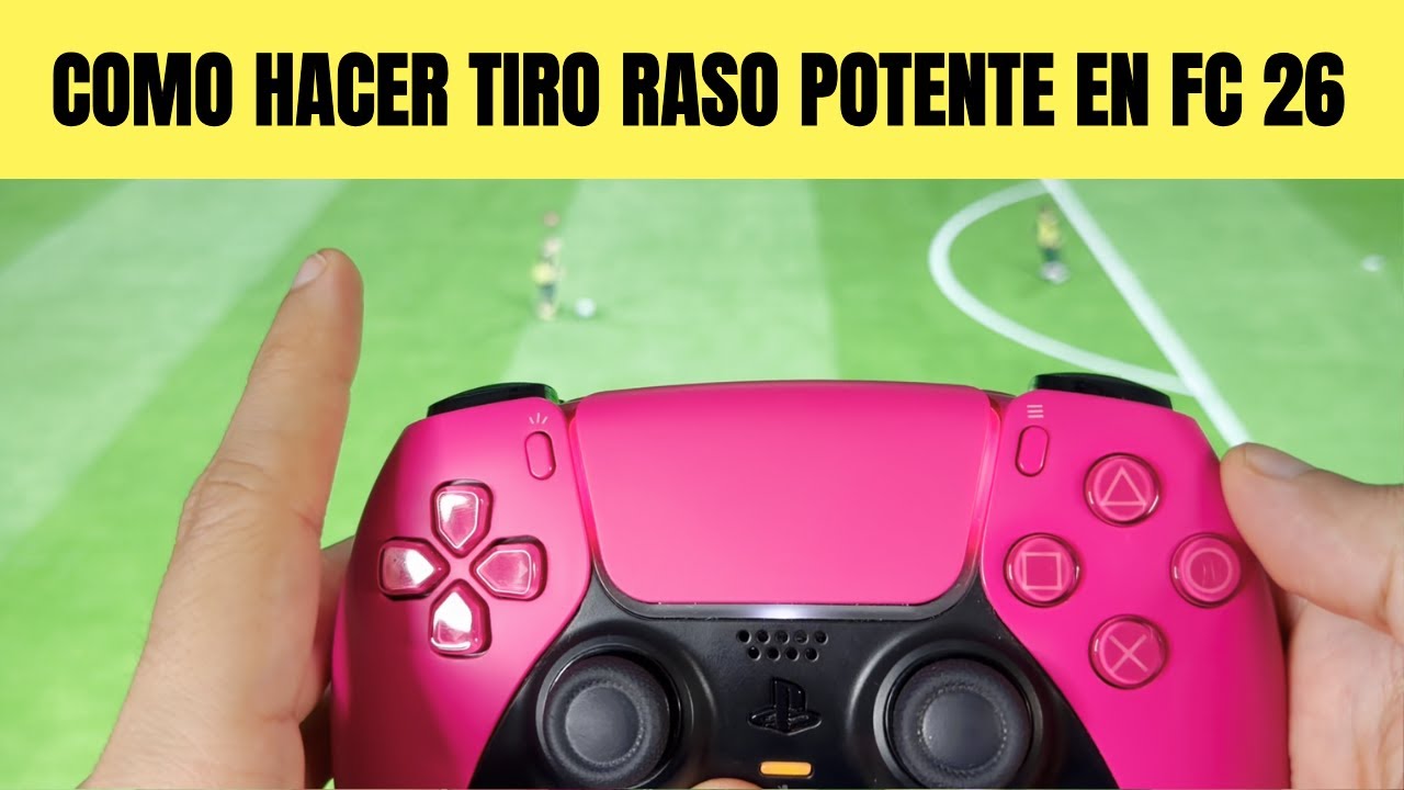 COMO HACER TIRO RASO POTENTE EN FC 26 🟢