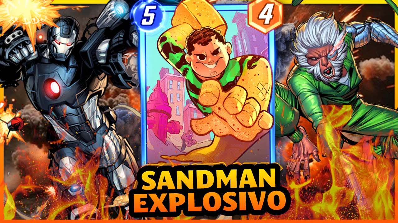 SANDMAN + WAR MACHINE = VITÓRIA | UM COMBO SUPER EXPLOSIVO  |Marvel Snap|