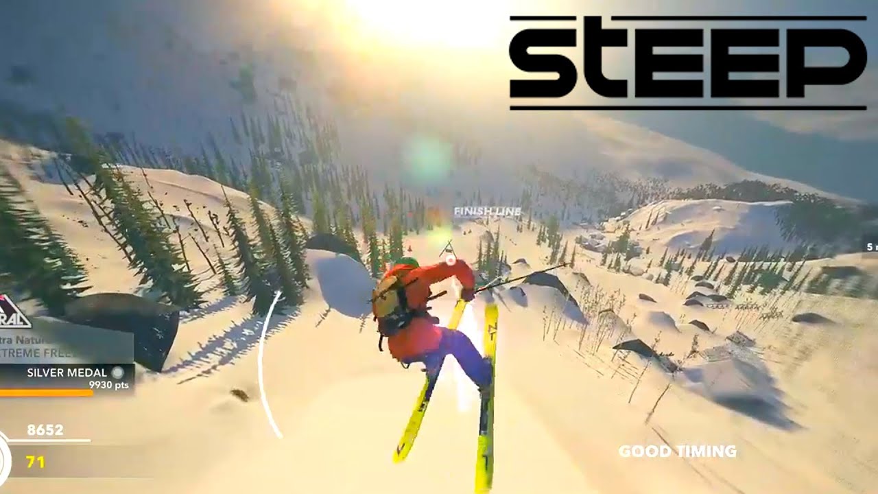 STEEP GAMEPLAY - SKI / SNOWBOARD TRICKS & WINGSUIT FLYING