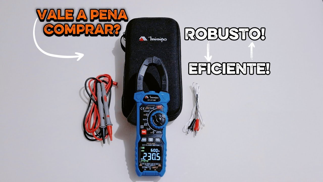 Alicate Amperímetro⚡️/Minipa Et - 3710B
