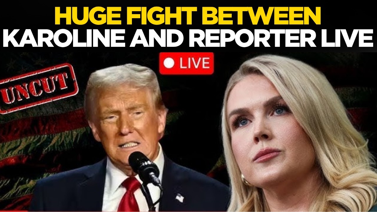 Karoline Leavitt LIVE | White House Press Secretary Drops Bombshell in Briefing | Trump | US News