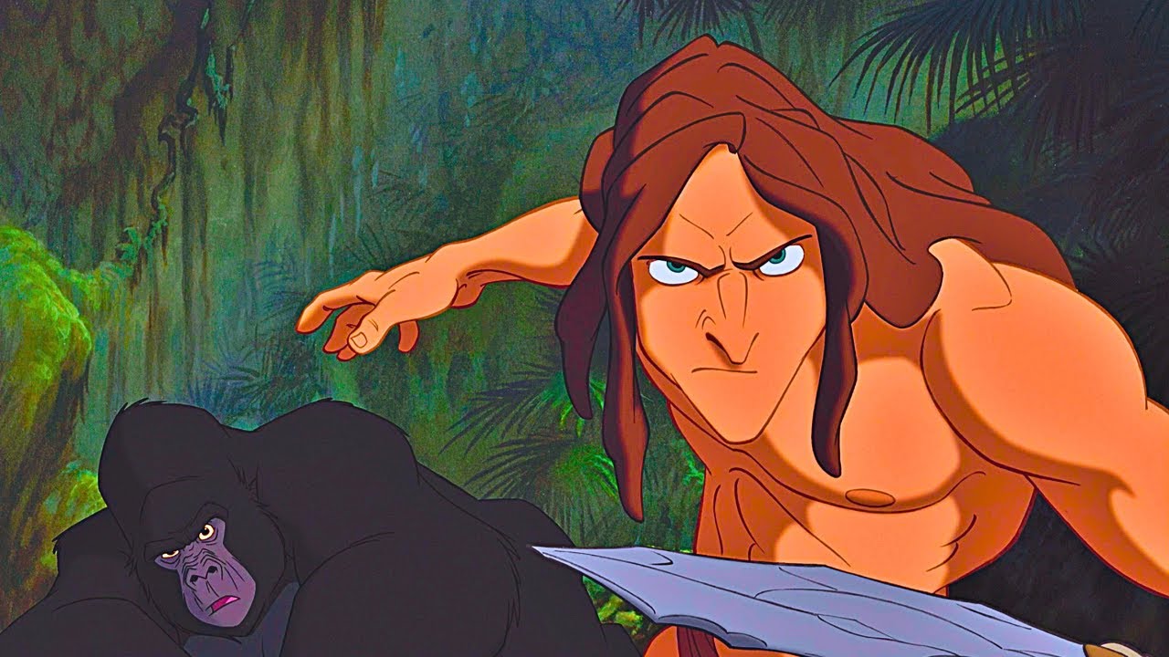 ولد بيتربى في الغابة مع الغوريلات وبيضحي بحياته عشان ينقذهم | ملخص فيلم طرزان Tarzan