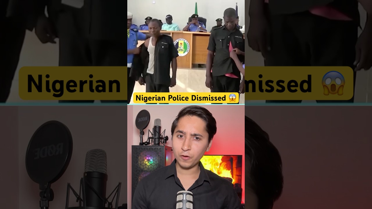 Nigerian Police officers dismissed 😱 #shorts #ytshorts #motorvlogger