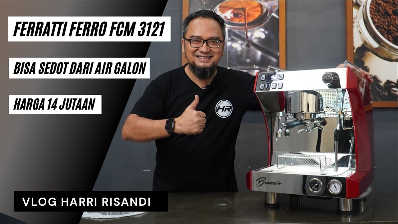 MESIN KOPI FERRATTI FERRO FCM 3121, BISA SEDOT AIR GALON
