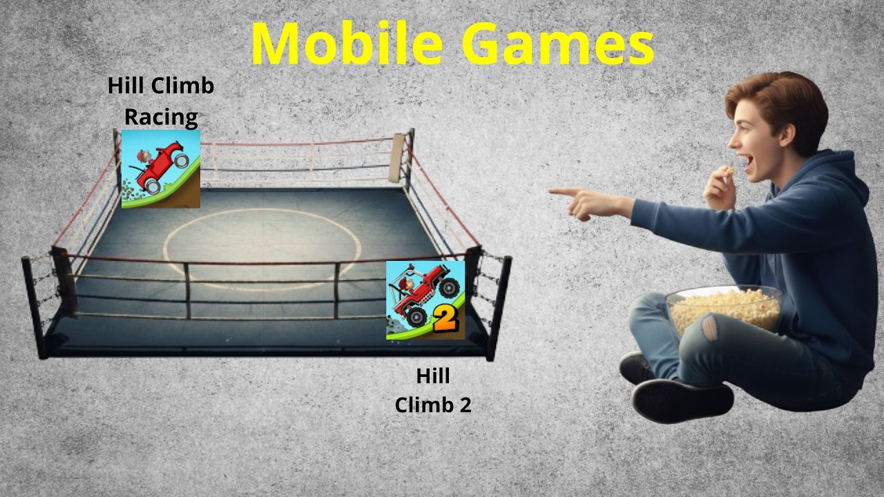 Mobile Games: Hill Climb Racing, Hill Climb 2