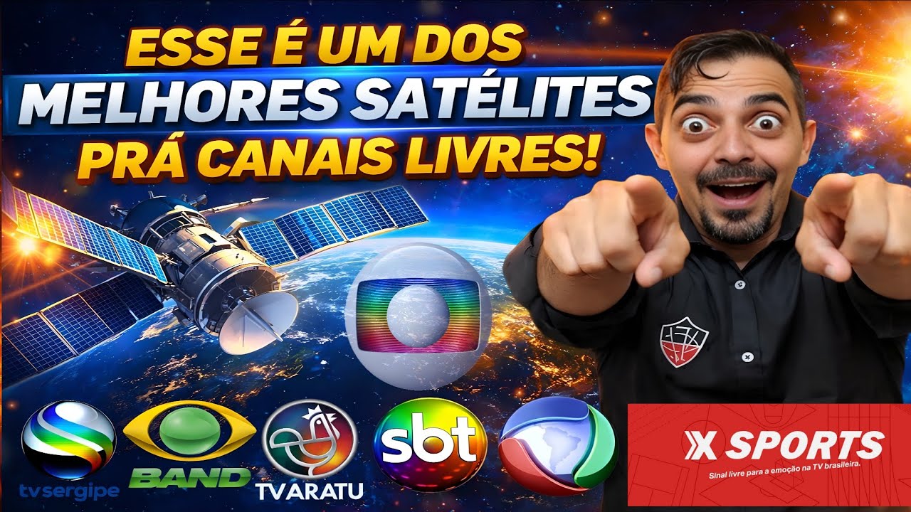 URGENTE AQUI SÃO MUITAS AFILIADAS REGIONAIS UM DOS MELHORES SATÉLITES QUE ACHO PRÁ CANAIS LIVRES....