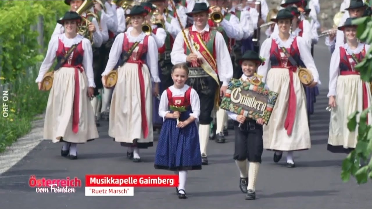 Musikkapelle Gaimberg                        ORF - &bdquo;&Ouml;sterreich vom Feinsten&ldquo; - 24.09.25