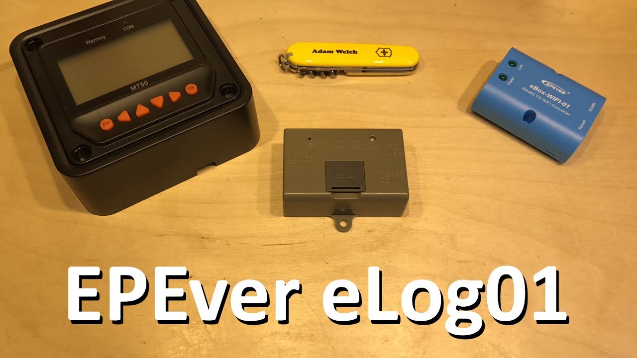EPEver eLog01 review - Solar Charge Controller Data Logger - 12v Solar Shed