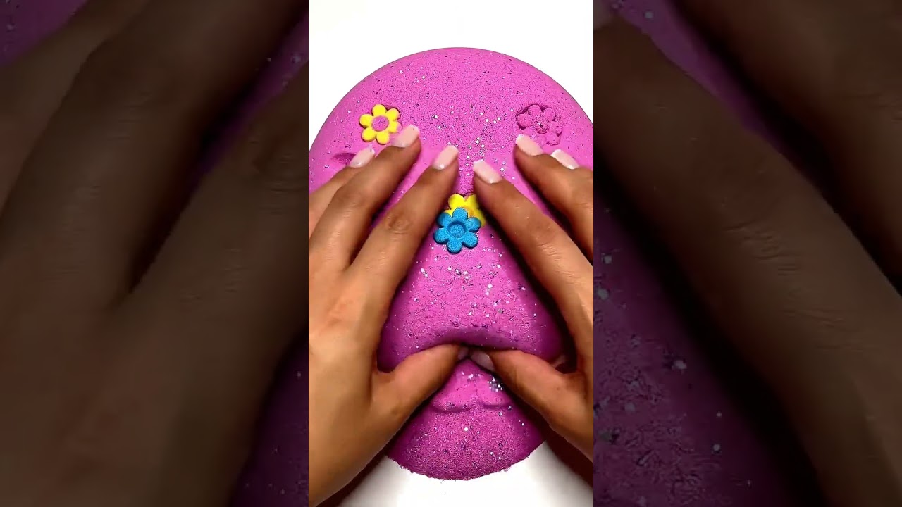Kinetic Sand & Flowers ASMR Relaxing Video for Stress Relief