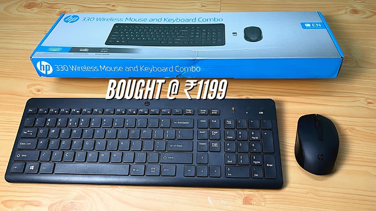 HP 330 Wireless Keyboard and Mouse Unboxing and Review | Best under 1200₹ | HINDI | #AskTTG