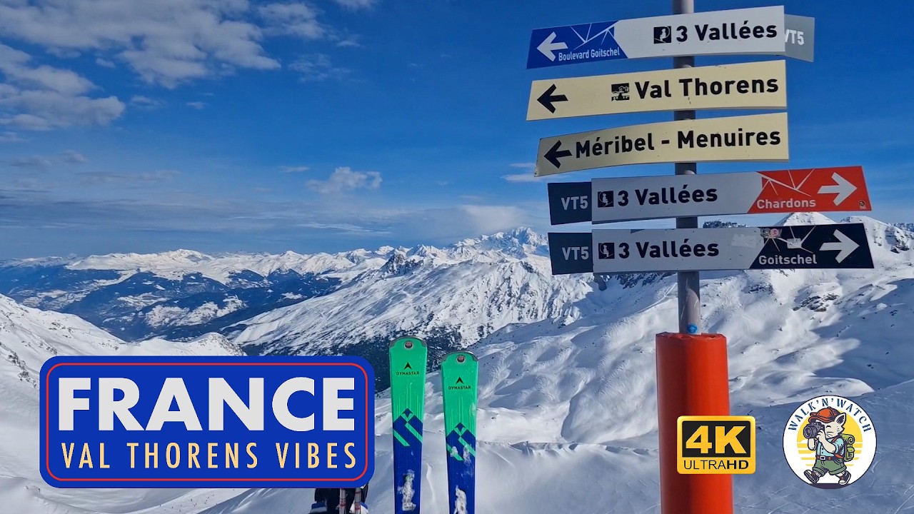 Europe’s Highest Ski Village! 🇫🇷 Walking Through Val Thorens ❄️ #walkingtour #valthorens