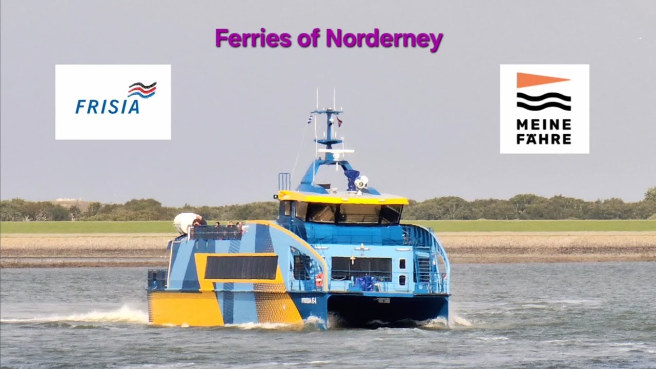 Ferries of Norddeich and Norderney 