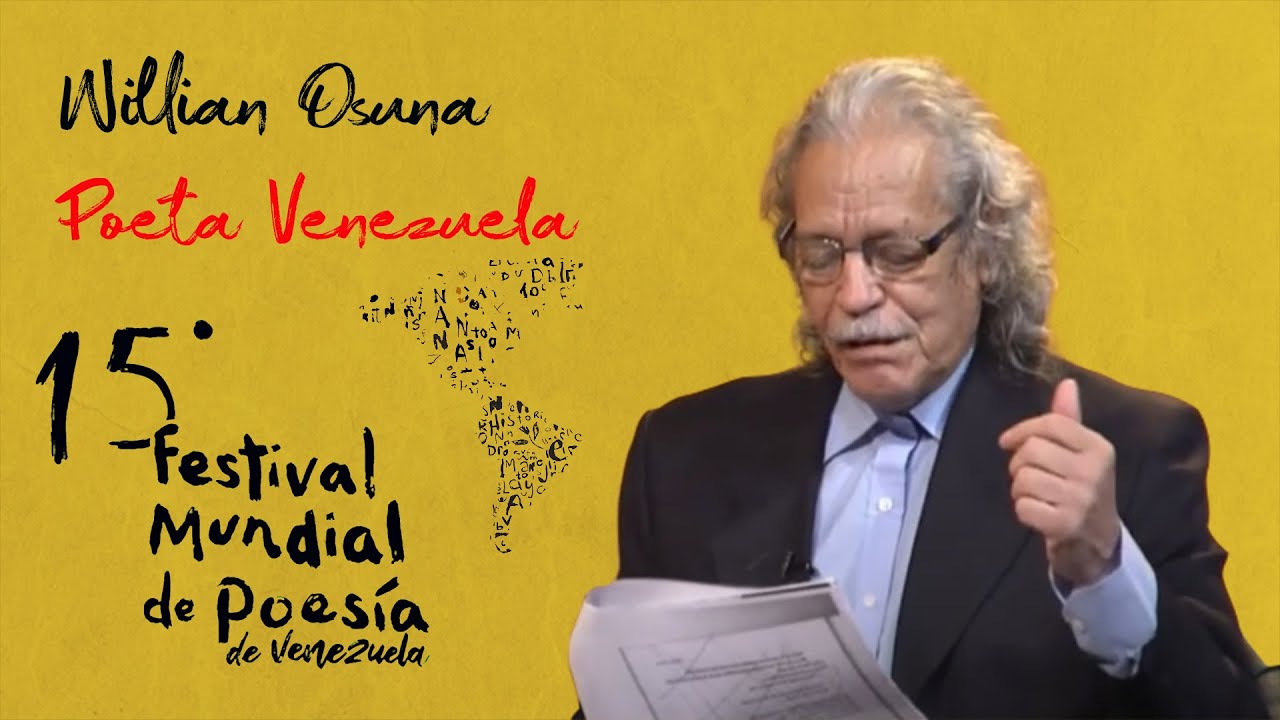 William Osuna inaugura la  15 edición del festival Mundial de la Poesía de Venezuela 2021
