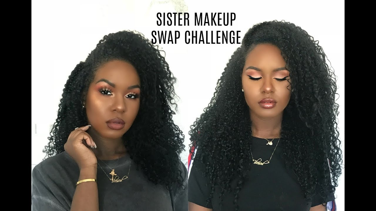 Sister Makeup Swap Challenge