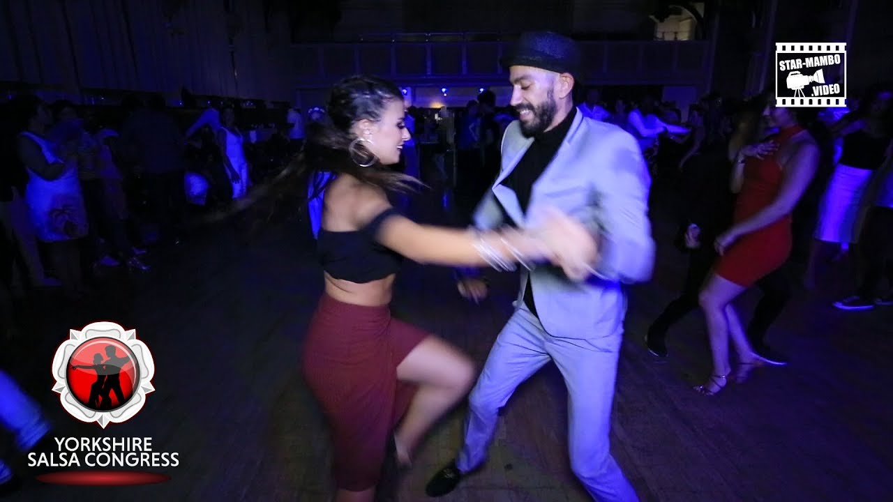 Panagiotis & Myrto - social dancing @ Yorkshire Salsa Congress 2017