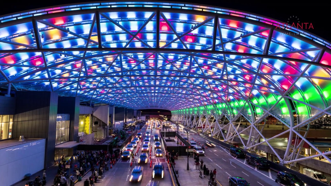 4K Hartsfield Jackson Atlanta International Airport Thanksgiving Traffic