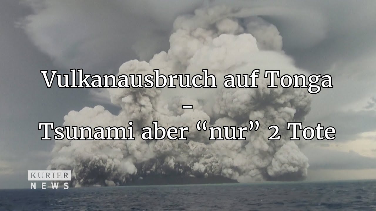 Gigantischer Vulkanausbruch auf Tonga