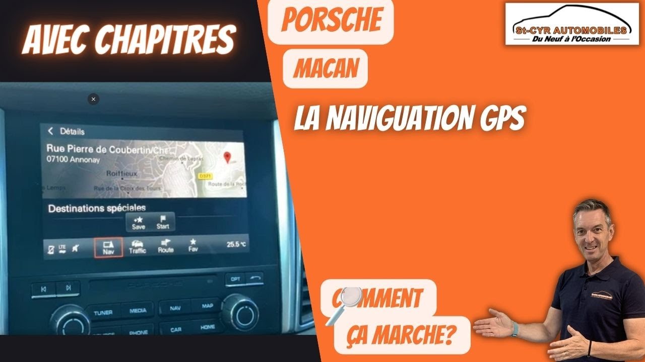 Porsche Guide complet GPS, radio, paramètres essentiels…Macan